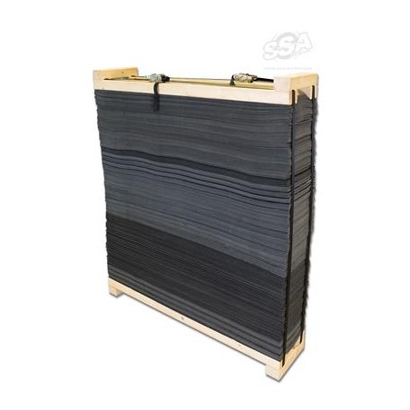 CIBLE EN MOUSSE AVEC CADRE EN BOIS PACK BAND 130x130x30cm