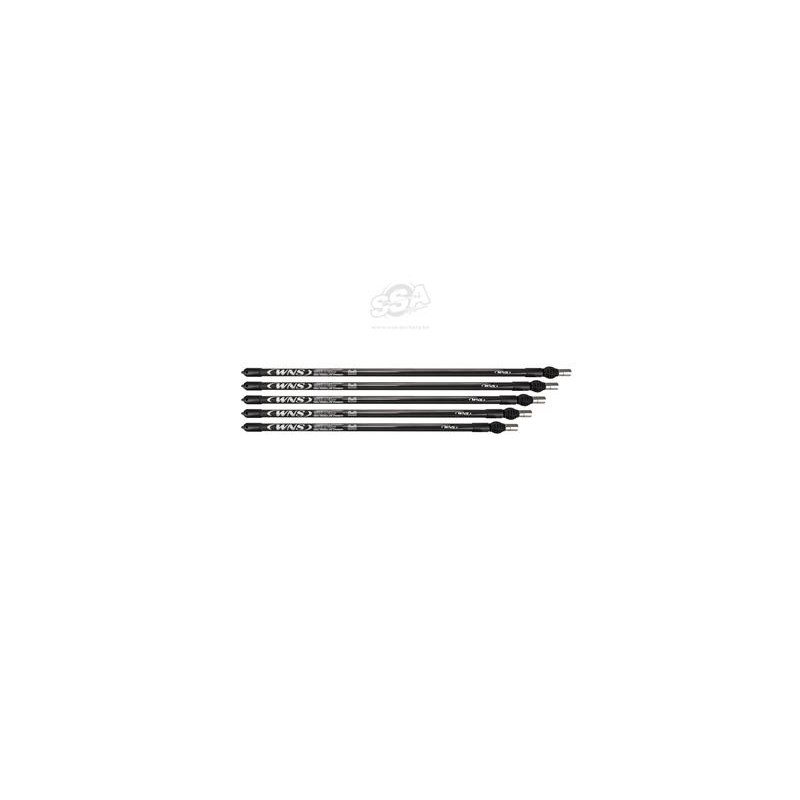 STABILISATEURS DE CIBLE MONO CARBONE NOIR BRILLANT