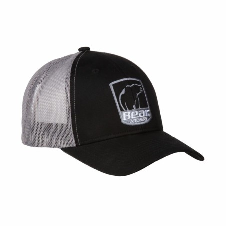 Casquette Bear Archery avec logo Bear Shield argentée