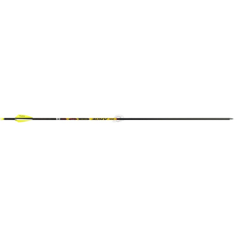 FEUILLES CARBONE 3DHV ELITE/V1 ID 5.0 ​​700 / 31" AVEC ENCOCHE IP 12/PK