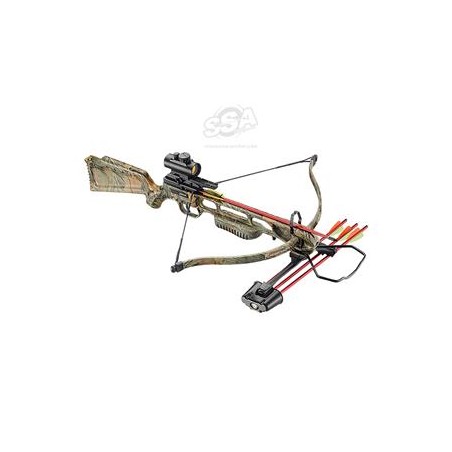 EK POELANG RECURVE ARBALÈTE ENSEMBLE JAG 1 DELUXE 220fps CAMO 175lbs-RED DOT & ACCESS